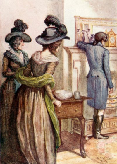 Illustration für Stolz und Vorurteil von Jane Austen von Arthur Wallis Mills